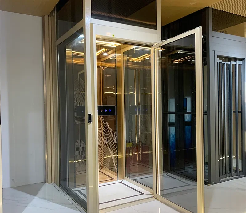 Hydraulic domestic elevator