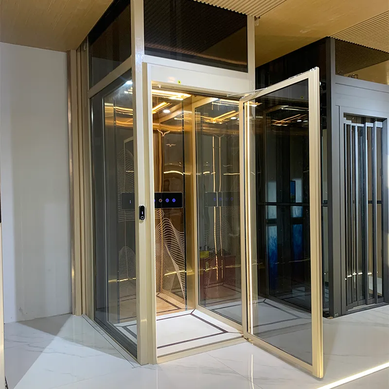 Hydraulic domestic elevator