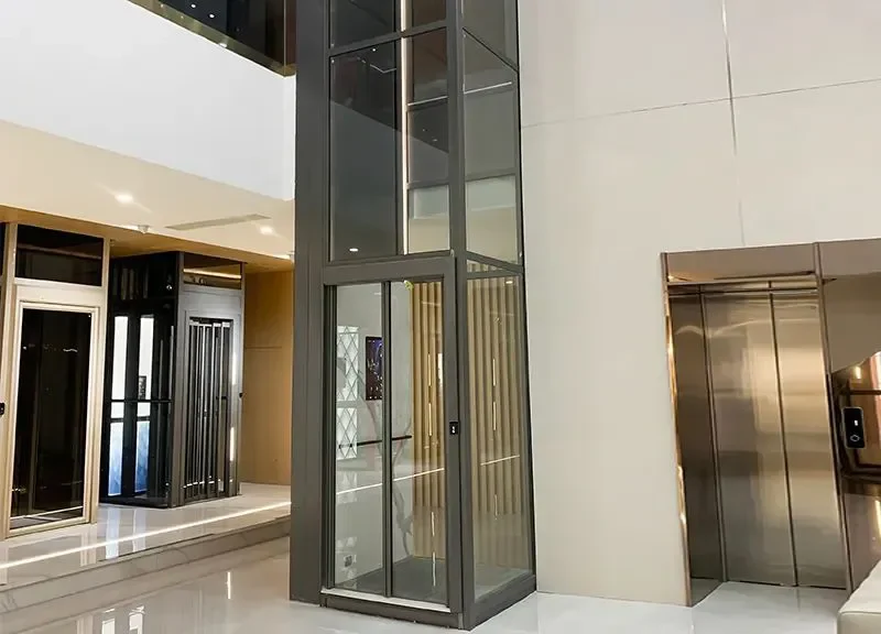 Grey Platform Villa Elevator
