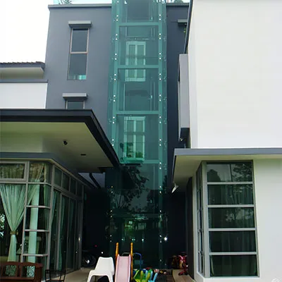 Traction Gantry Frame Type Home Villa Elevator
